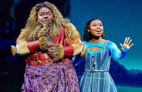 Kyle Ramar Freeman and Nichelle Lewis in The Wiz