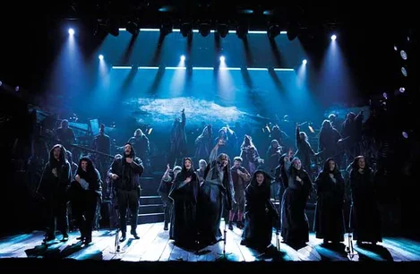The cast of Les Miserables Concert at the Gielgud Theatre, London