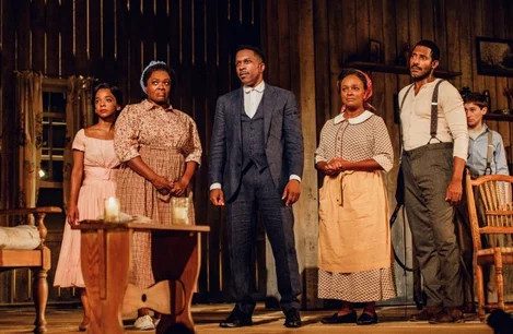 Leslie Odom Jr. and the cast of Purlie Victorious on Broadway