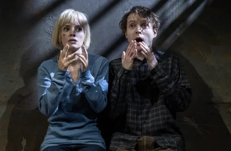 Lily Allen and Matthew Tennyson in The Pillowman