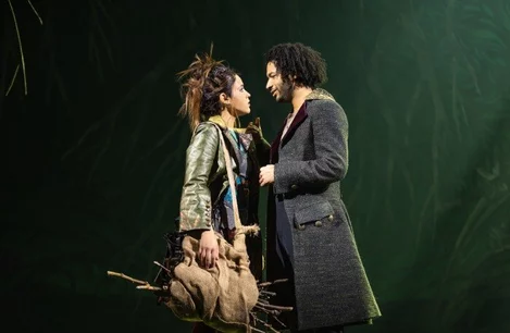 Linedy Genao and Jordan Dobson in Bad Cinderella