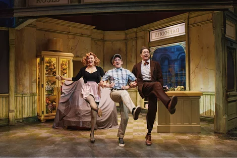Betsy Wolfe, Ethan Slater and Reg Rogers in Little Shop of Horrors