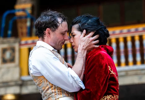 Suzanne Ahmet and Pablo Egea in Love's Labour's Lost