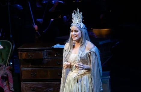 Lucie Jones as The Ghost of Christmas Past in A Christmas Carol at the Dominion Theatre