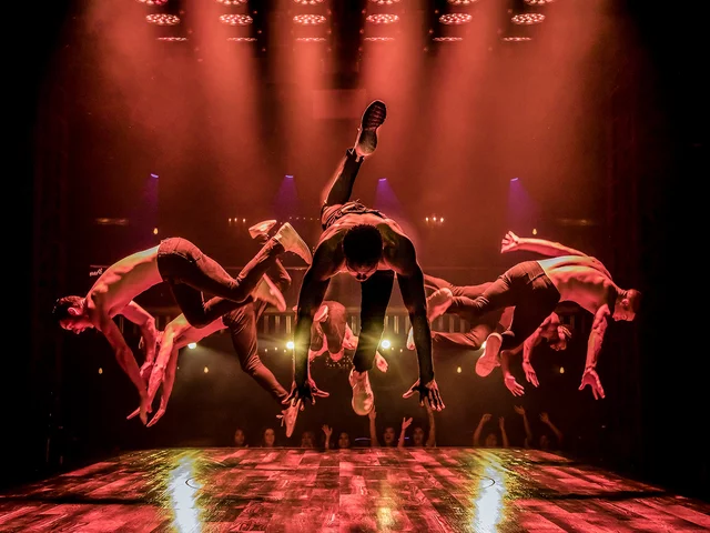 Some of the cast of Magic Mike Live in New York