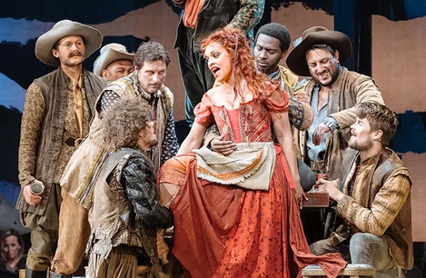 Cast of Man of La Mancha at the London Coliseum, London