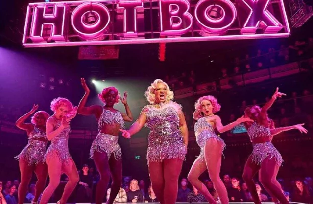 Marisha Wallace and the company of Guys and Dolls