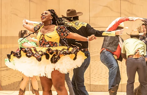 Marisha Wallace in Okahoma at Wyndhams Theatre London