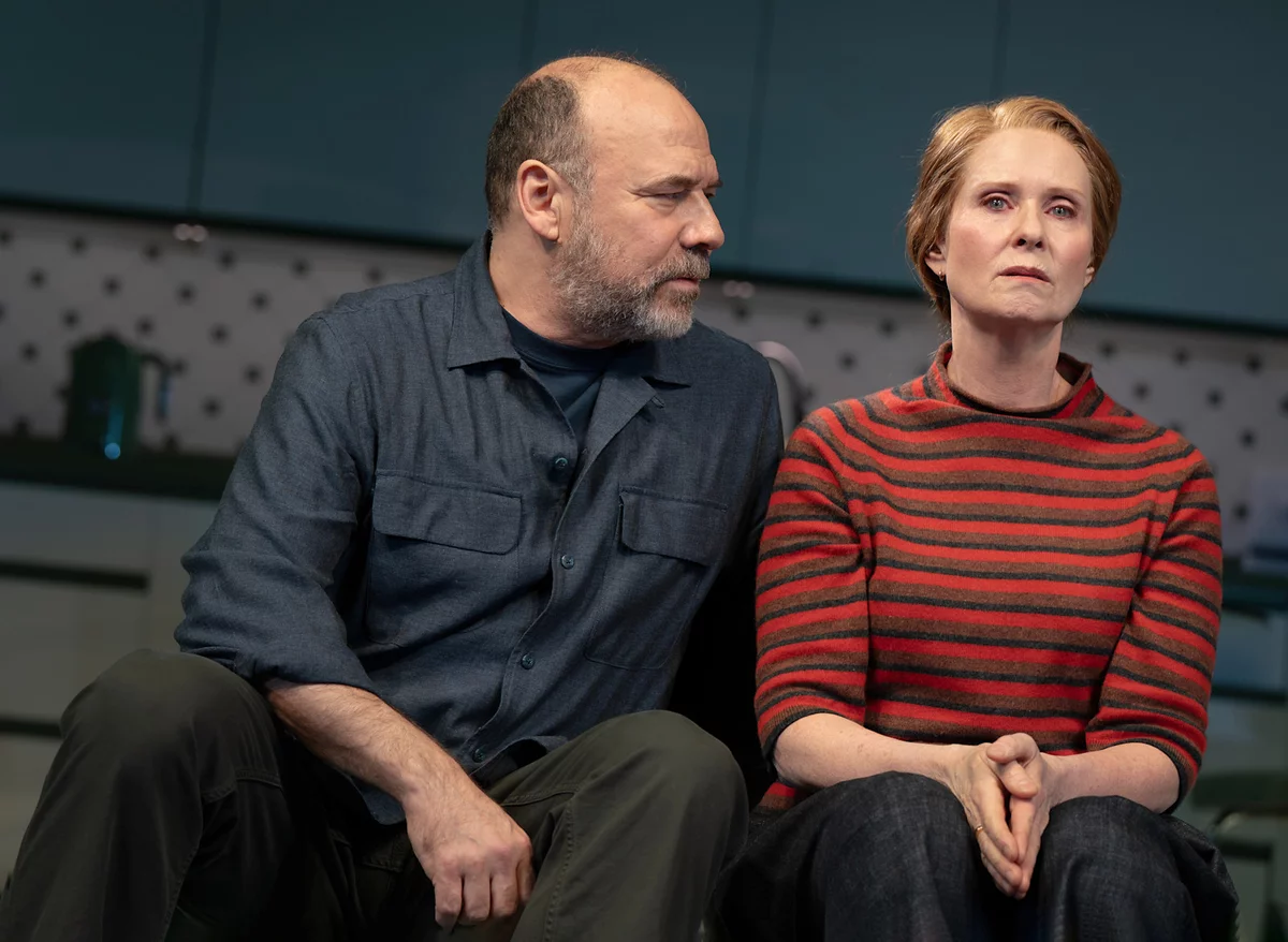 Danny Burstein and Cynthia Nixon in Marjorie Prime