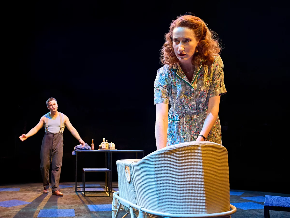 Roberta Marlowe (Eden Epstein) and Ed Marlowe (Noah Wetherby) in Mary Page Marlowe