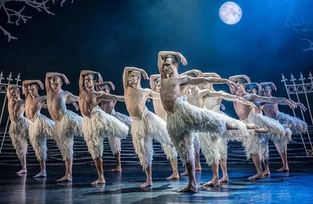 The male swans in Matthew Bourne's Swan Lake