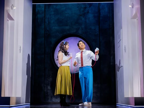 Claire and Oliver in Maybe Happy Ending on Broadway