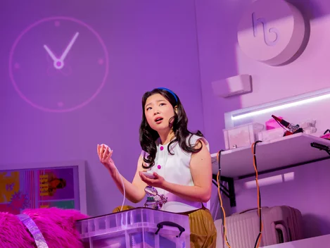 Hannah Kevitt as Claire in Maybe Happy Ending on Broadway