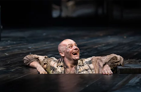 Graeme Brooks in Measure for Measure at the Barbican Theatre