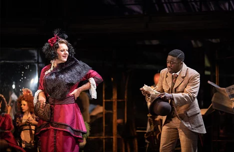 The cast of Measure for Measure at the Barbican Theatre