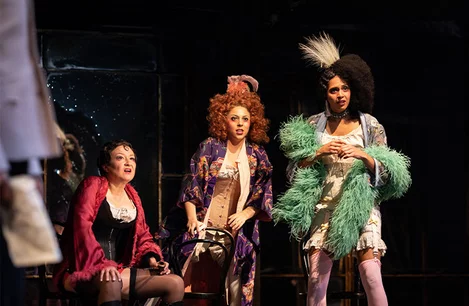 The cast of Measure for Measure at the Barbican Theatre