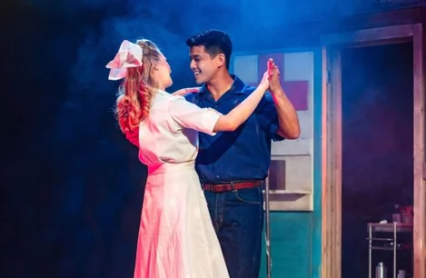 Megan Gardiner and Telly Leung in George Takei's Allegiance
