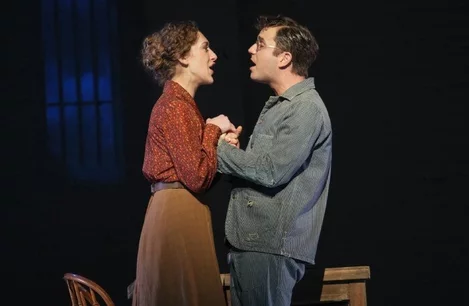 Micaela Diamond and Ben Platt in Parade