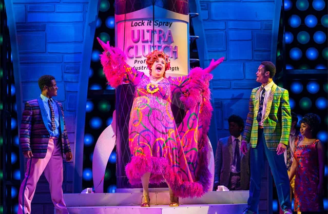 Michael Ball (Edna Turnblad) in Hairspray at the London Coliseum