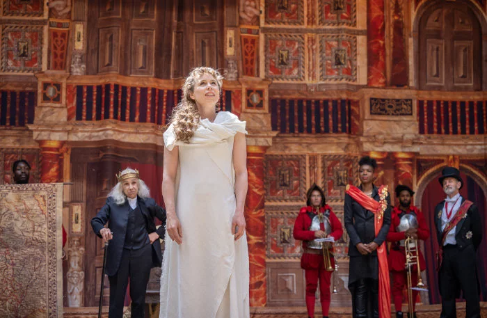 Michelle Terry as Cordelia in King Lear at Shakespeare's Globe