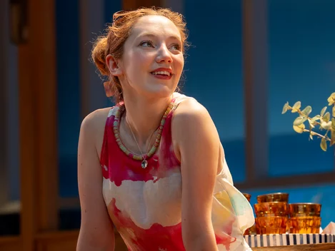 Mirren Mack in My Master Builder at Wyndham's Theatre