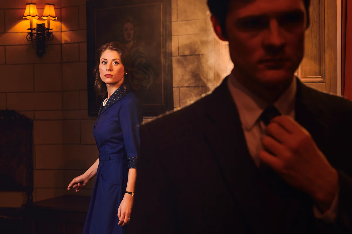 Mollie Ralston (Georgina Fairbanks) in London's The Mousetrap