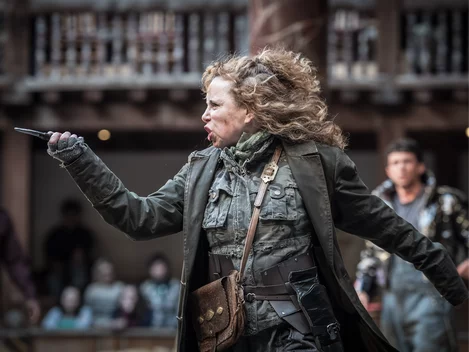 Michelle Terry stars in Mother Courage