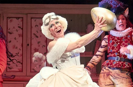 The goose in Mother Goose at the Duke of York's Theatre