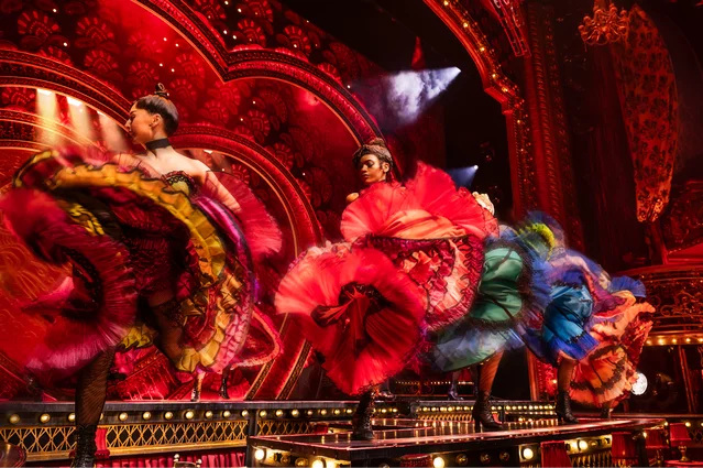 Can Can Dancers in Moulin Rouge! The Musical