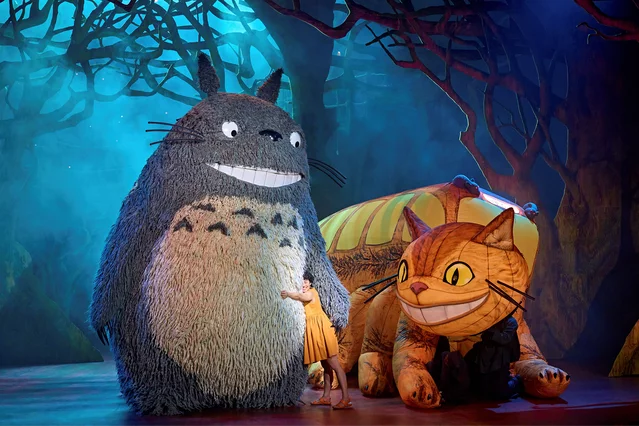 Totoro and the Cat Bus in My Neighbour Totoro