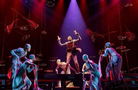 The cast of Hex at the National Theatre