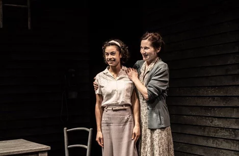 Nia Towle and Kate Fleetwood in A View From the Bridge