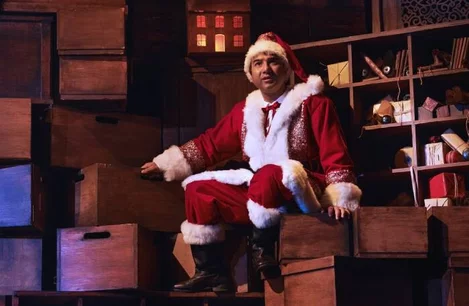 Nick Mohammed as Santa in A Christmas Carol (ish)
