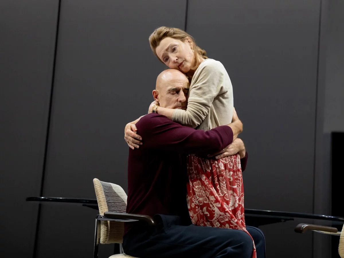 Mark Strong and Lesley Manville star in Oedipus on Broadway
