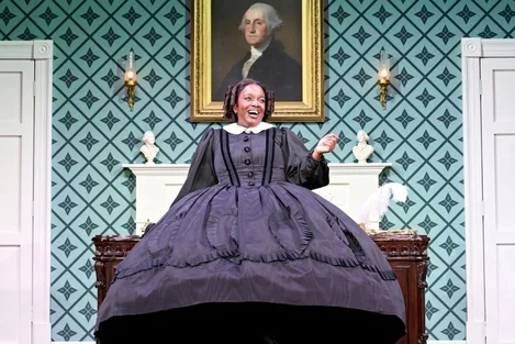 Lolly Adefope stars as Oh, Mary! at London's Trafalgar Theatre
