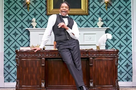 Syrus Lowe as Mary's Husband in Oh, Mary!