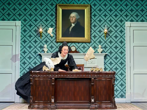 Jinkx Monsoon stars in Oh, Mary! at London's Trafalgar Theatre