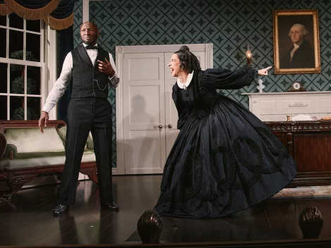 Maya Rudolph and Phillip James Brannon star in Oh, Mary! on Broadway