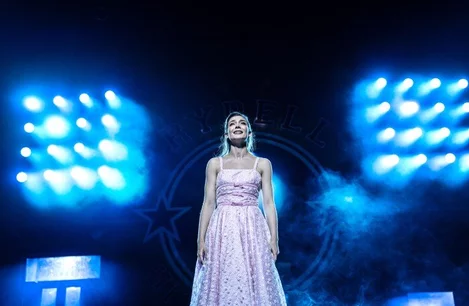Olivia Moore as Sandy in Grease the Musical