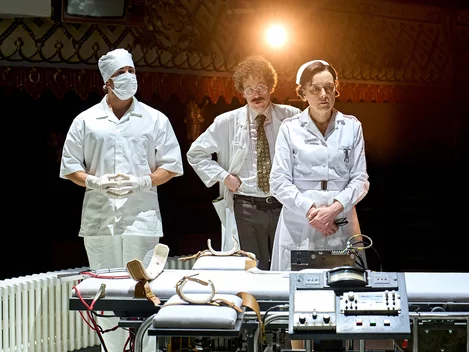 Olivia Williams plays Nurse Ratched in One Flew Over the Cuckoo's Nest