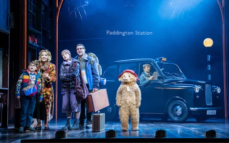 The Brown Family and Paddington Bear meet in Paddington The Musical