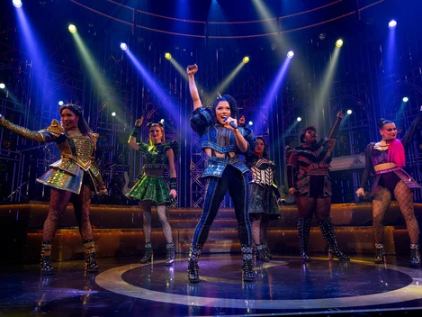 Anna Uzele stars as Catherine Parr in Six on Broadway