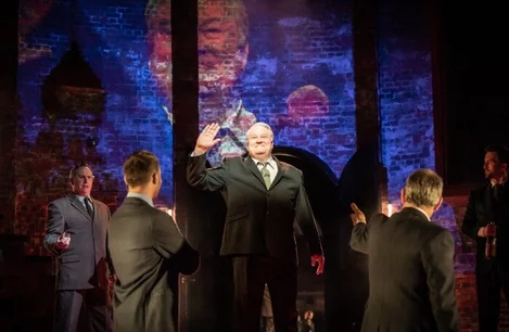 Paul Kynman and the cast of Patriots