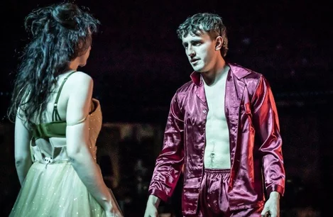 Paul Mescal (Stanley) and Patsy Ferran (Blanche) in A Streetcar Named Desire