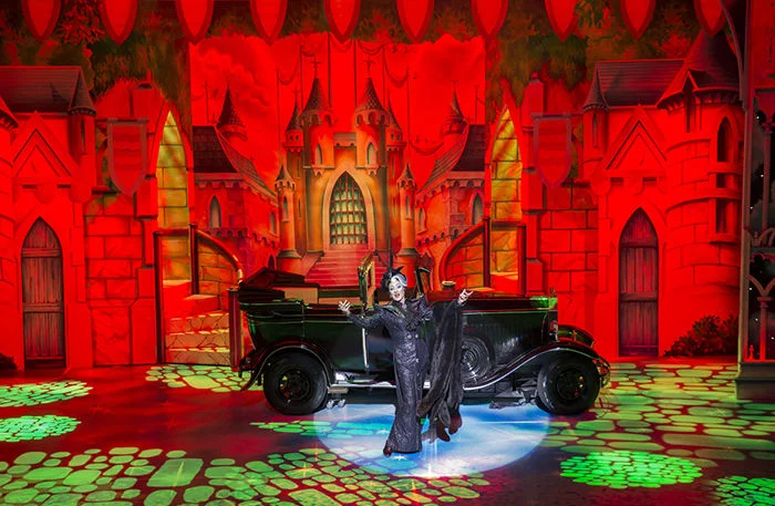 Paul O Grady as Baroness Hardup at the London Palladium