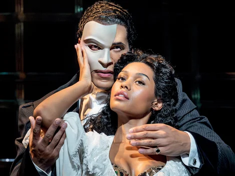 Jordan Donica and Beatrice Penny-Toure star in Phantom of the Opera