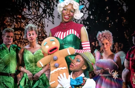 Pinocchio and Gingerbread Man in Shrek The Musical