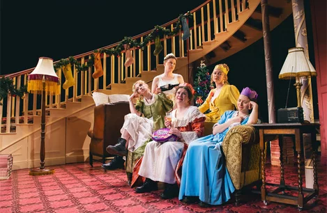 Christmas scene in Pride and Prejudice* (*sort of) at the Criterion Theatre