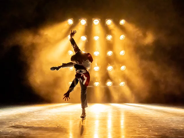 A dancer in Quadrophenia, A Mod Ballet at Sadler's Wells