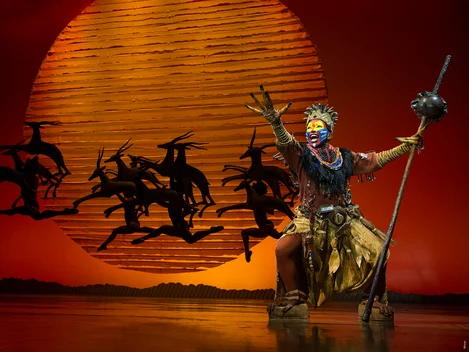 Rafiki in The Lion King at Minskoff Theatre NYC